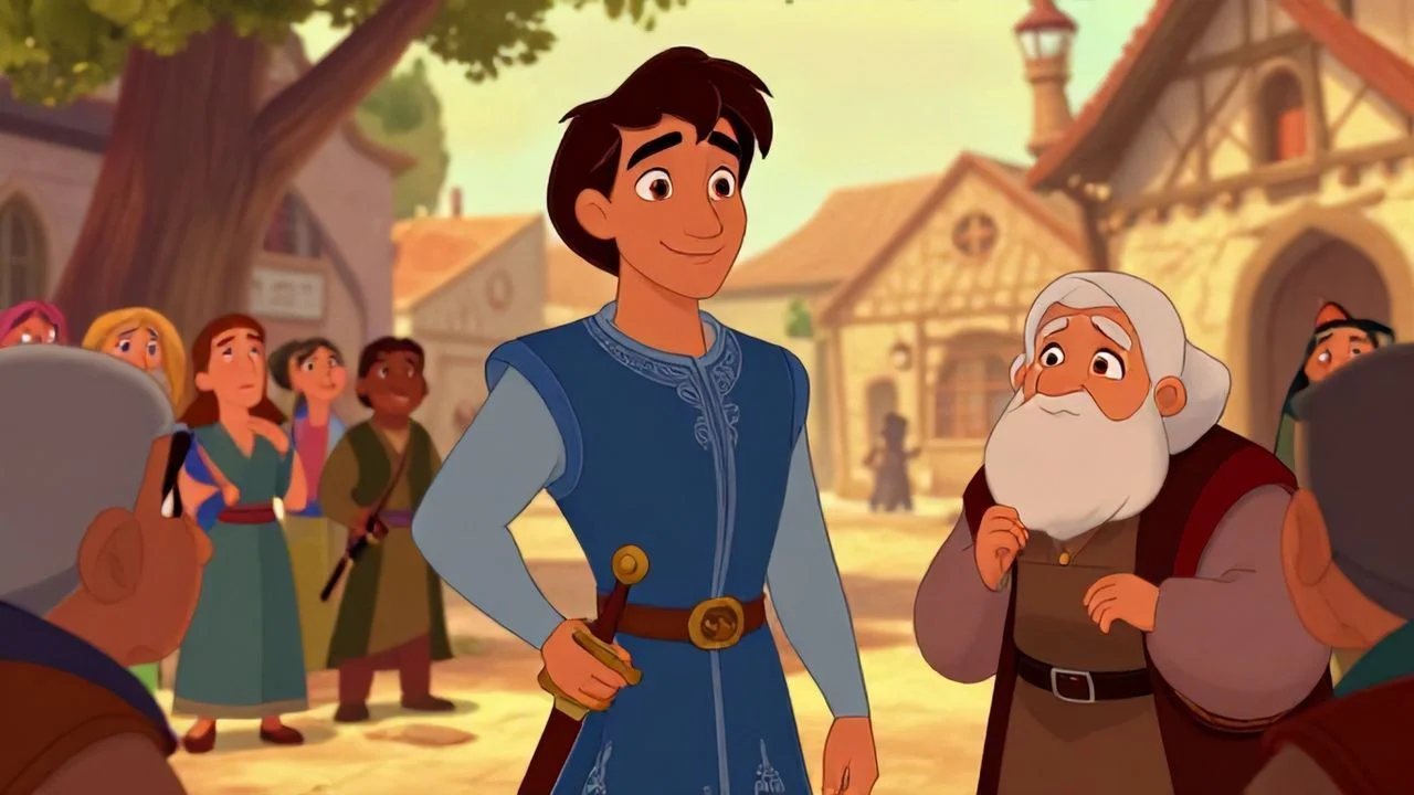 Köy Meydanında Endişeli Toplantı Köy Meydanında Endişeli Toplantı