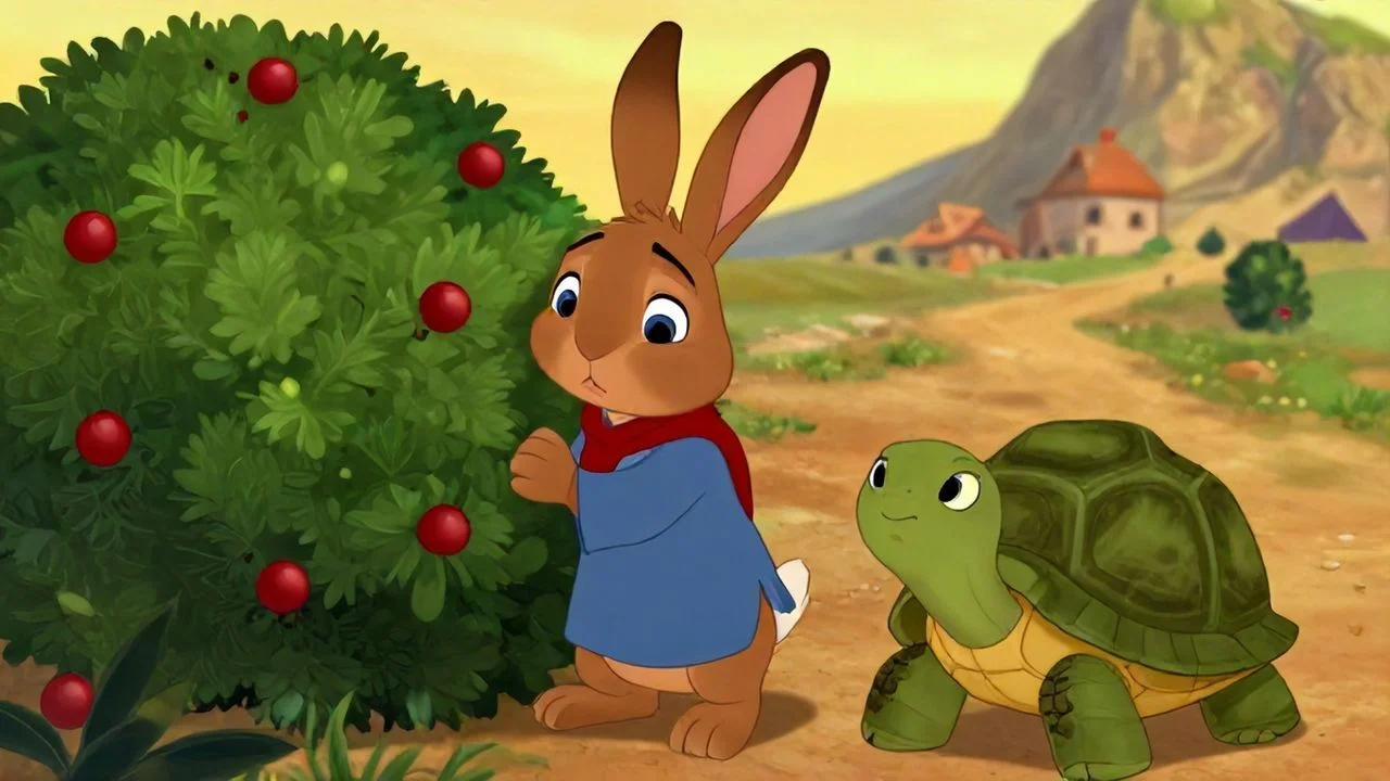 Hızlı Tavşan Dikenli Çalılıkta Sıkışmış