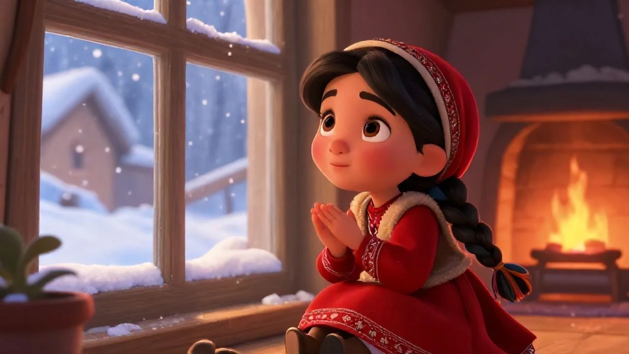 Elif Pencereden Karı Seyrediyor