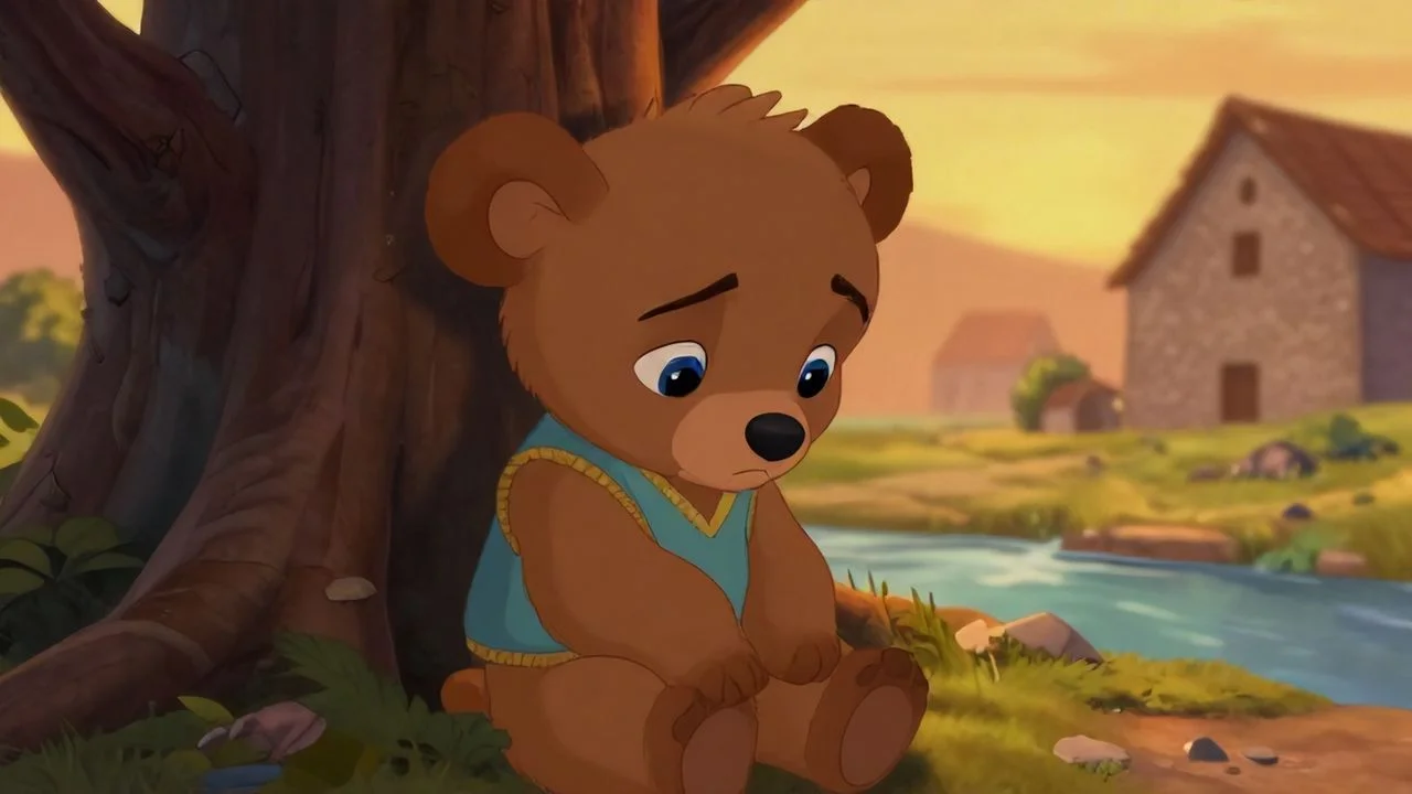 Yalnız Kalan Minik Ayı'nın Korkusu Yalnız Kalan Minik Ayı'nın Korkusu