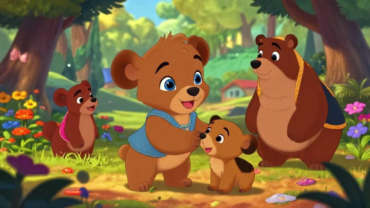 Küçük Ayı Ailesini Öğreniyor