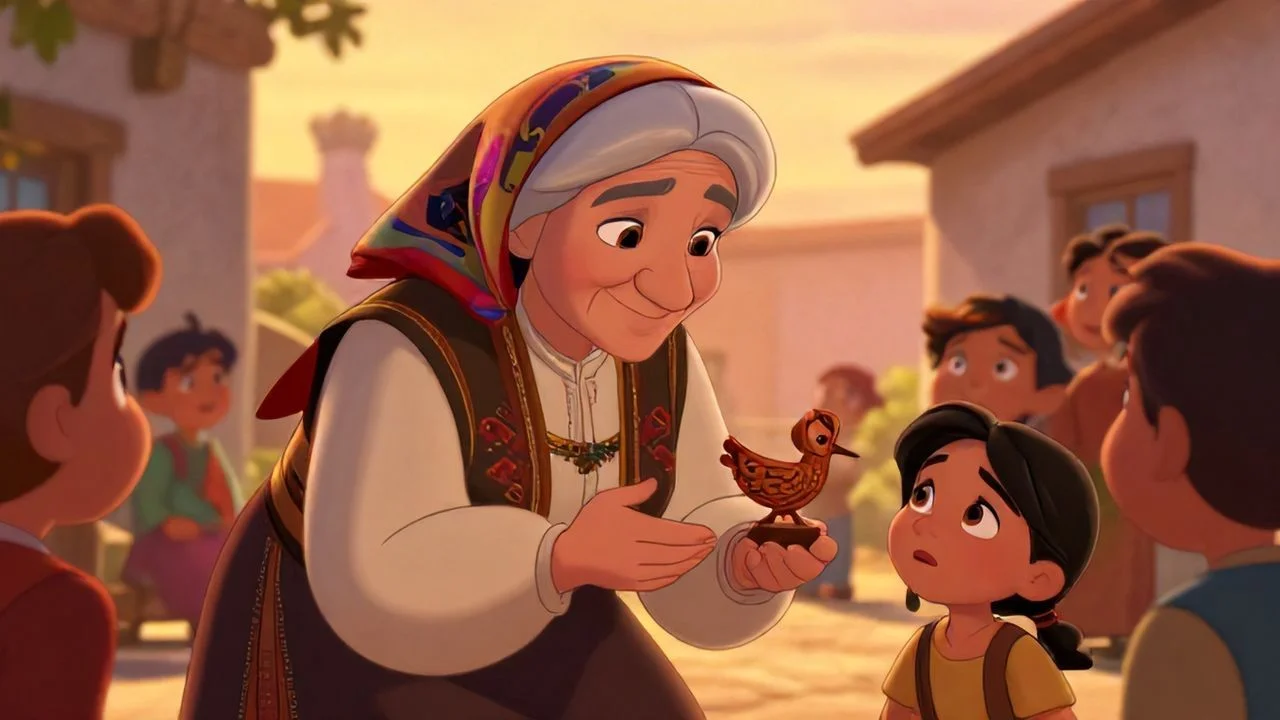 Masalcı Nine ve Dinleyen Çocuklar Masalcı Nine ve Dinleyen Çocuklar