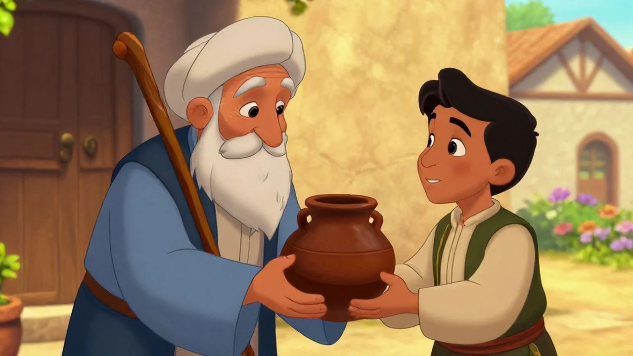 Hoca Çömleği Komşuya Verirken