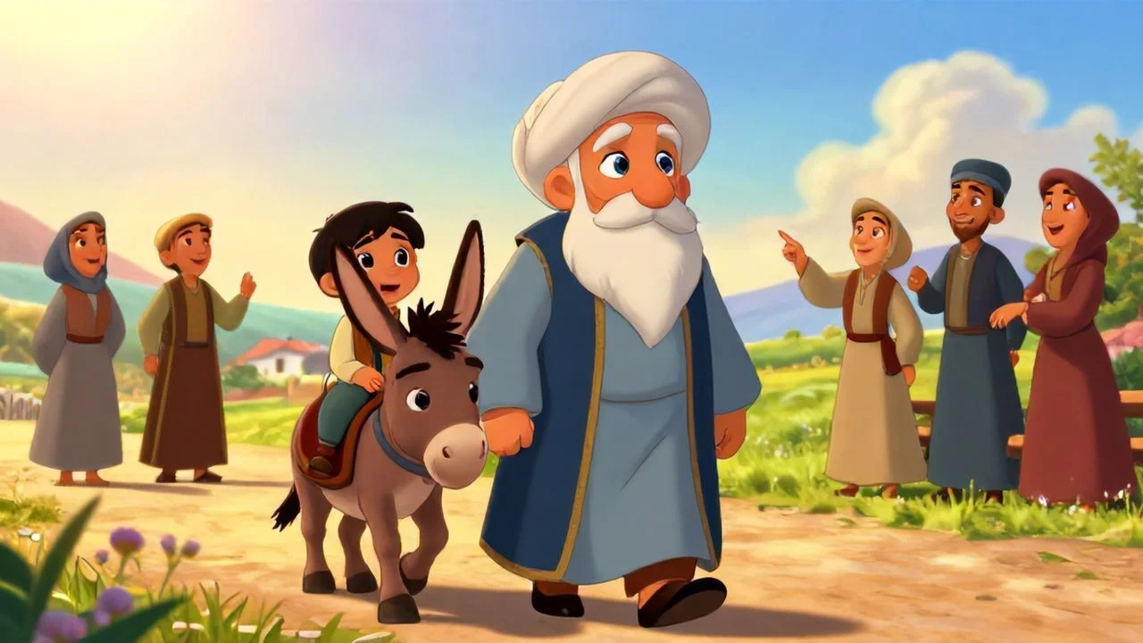 Oğlu Eşeğe Binmiş Oğlu Eşeğe Binmiş