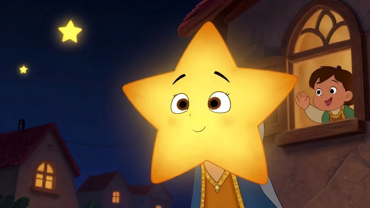 Parlak Yıldızın Işığı Bir Çocuğa Ulaşıyor Parlak Yıldızın Işığı Bir Çocuğa Ulaşıyor